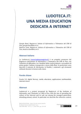 ludoteca.it: una media education dedicata a internet