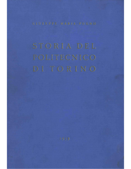 Storia del Politecnico di Torino - Universit&agrave; degli Studi di Trento