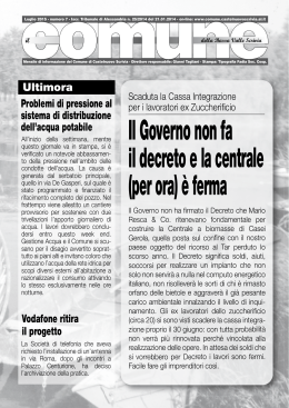 Nr. 29 - LUGLIO 2015 - Comune di Castelnuovo Scrivia