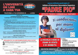 l&ldquo;udnuw&eacute;rsut&agrave; - Istituto &ldquo;Padre Pio&rdquo;