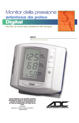 Monitor della pressione