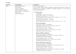 Le tabelle allegate alla Carta dei Servizi (scarica pdf)