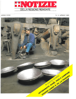 della regione piemonte - Consiglio regionale del Piemonte