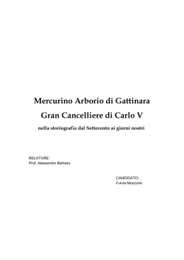 Scarica la tesi completa - Associazione Culturale di Gattinara