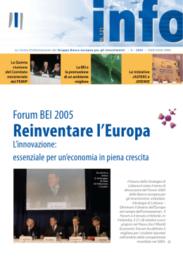 BEI-Informazioni 3-2005 (n°121)