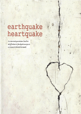 Progetto Unicattolica Earthquake heartquake