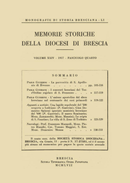 XXIV (1957) Monografie di storia bresciana, 51