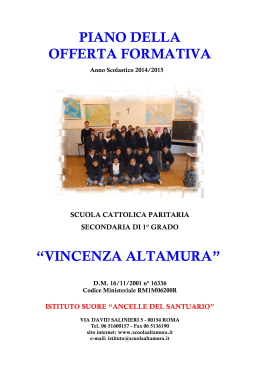 POF - Scuola Altamura