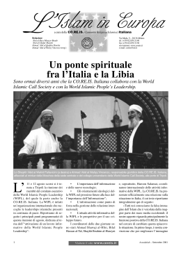 Tutti gli articoli in PDF - (Comunità Religiosa Islamica) Italiana
