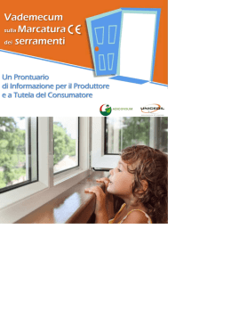 Vademecum - PORTA A PORTA