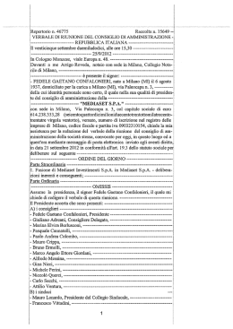 il venticinque settembre dnemiladodici, alle ore 15,30