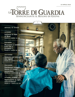 Imitiamo la fede di Mos ` e Riusciamo a vedere &ldquo;Colui che ` e