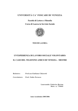universit&agrave; ca` foscari di venezia