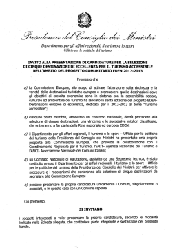INVITO ALLA PRESENTAZIONE DI