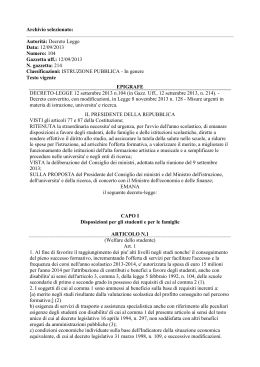 DL 12 settembre 2013, n. 104, decreto convertito, con modificazioni