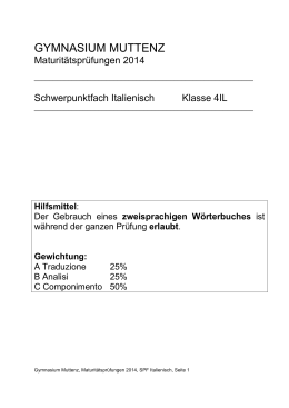Matur 14 I - Gymnasium Muttenz