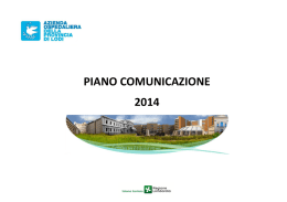 Piano di Comunicazione 2014
