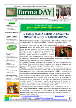 FarmaDay - n.358 - Ordine dei Farmacisti della provincia di Napoli