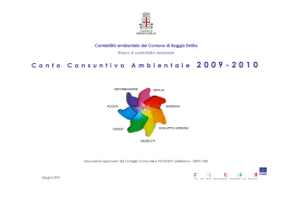Conto Consuntivo Ambientale 2009-2010