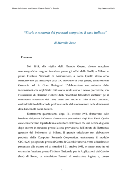 Storia e memoria del personal computer. Il caso italiano