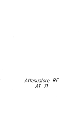 manuale d`uso