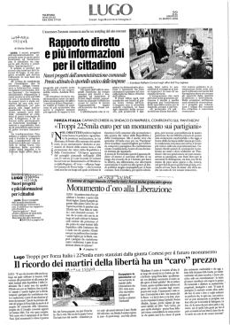 25 marzo 2008 - Unione dei Comuni della Bassa Romagna