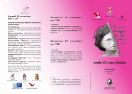 2011_brochure_NOVEMBRE - Associazione Ippogrifo