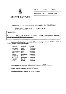 deliberazione n. 94