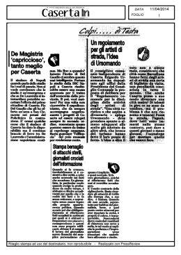 No Title - Carlo Marino per Caserta