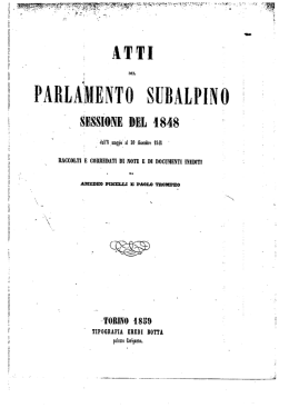 Indice dell`Attivit&agrave; Parlamentare