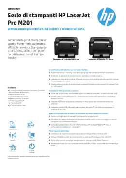 Serie di stampanti HP LaserJet Pro M201