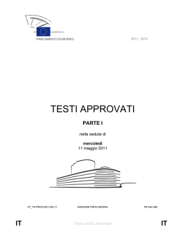 TESTI APPROVATI