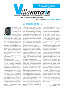 notize_DIC 13_vn - Comune di Villa Santina