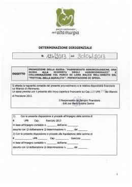 Documento - Parco Nazionale dell`Alta Murgia