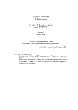 Inventario Origini 1797