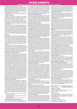 Page 1 REGOLAMENTO CDHDI&Egrave;f&Uuml;NI il."`.iiEl`lEHilliLl DI