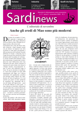 Novembre - SardiNews