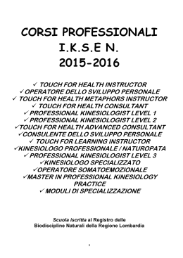 NUOVI CORSI PROFESSIONALI 2015-2016 ultima edizione