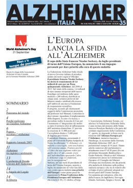 Notiziario 35 - Federazione Alzheimer Italia