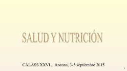 CALASS XXVI , Ancona, 3-5 septiembre 2015