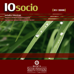 IOsocio 03/2008 - Banca Santo Stefano
