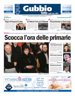 mercoled&igrave; 30 - sito in costruzione