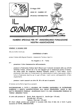 Maggio 2009 - Cronotorino.it