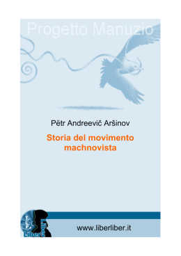 Storia del movimento machnovista