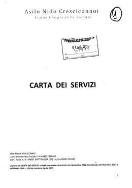 carta dei servizi - Comune di Battipaglia