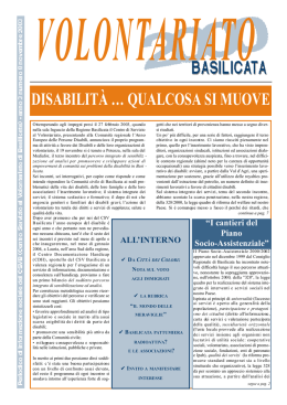 volontariato 2000 basilicata (novembre 2003)