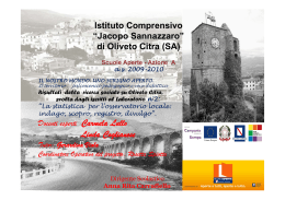 Diapositiva 1 - Istituto Comprensivo J. Sannazzaro