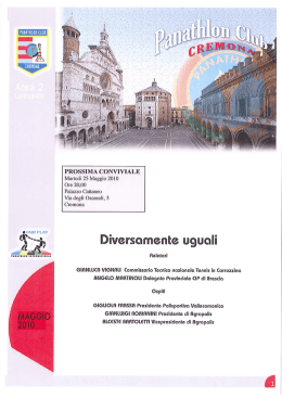 Scarica il file Panathlon CR notiziario di maggio