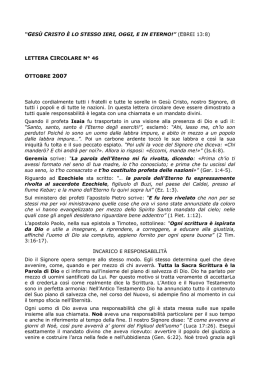 Lettera Circolare n. 46 - Missione Popolare Libera Italia