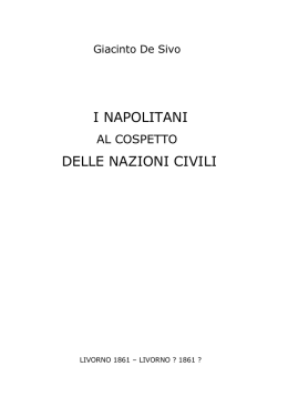 I Napolitani al cospetto delle Nazioni Civili